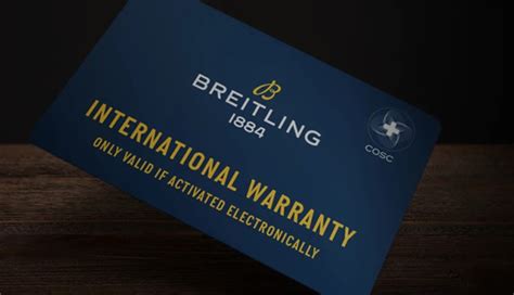 breitling e warranty